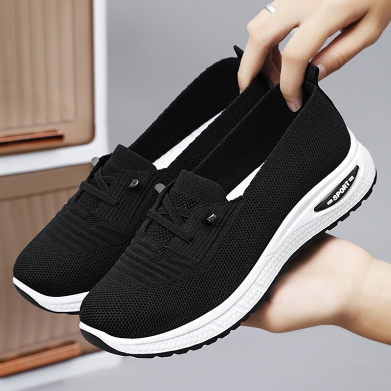 Dames Lichtgewicht Comfortschoenen – Ademend Instap Wandelsneakers met Voetboogondersteuning