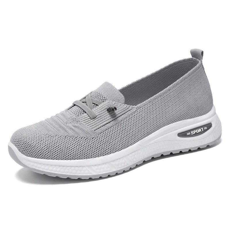 Dames Lichtgewicht Comfortschoenen – Ademend Instap Wandelsneakers met Voetboogondersteuning