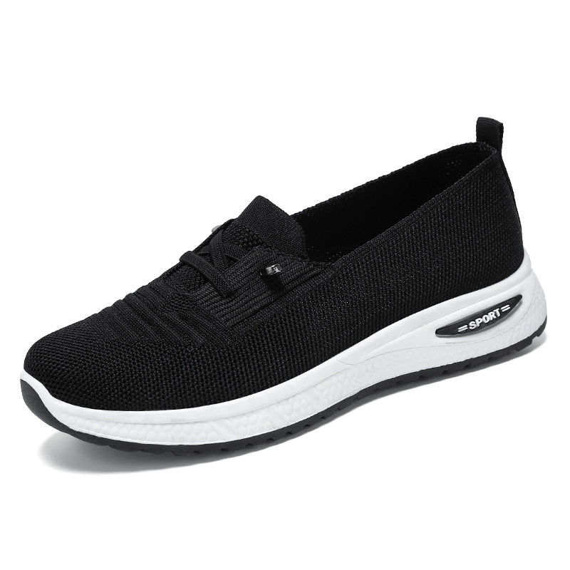 Dames Lichtgewicht Comfortschoenen – Ademend Instap Wandelsneakers met Voetboogondersteuning