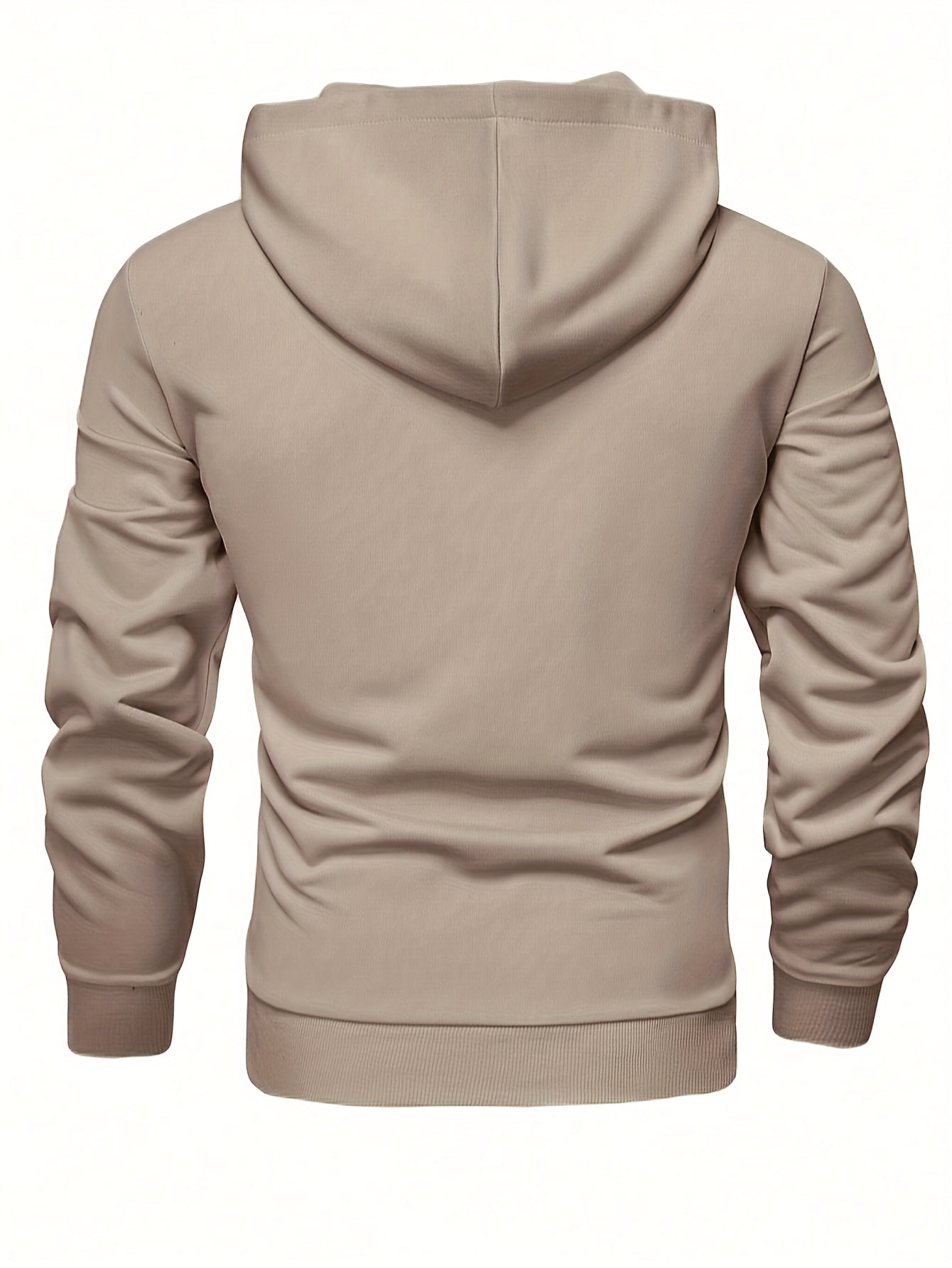 Casual Hoodie met Lange Mouwen en Knopen – Comfortabele Trui voor Dagelijks Gebruik