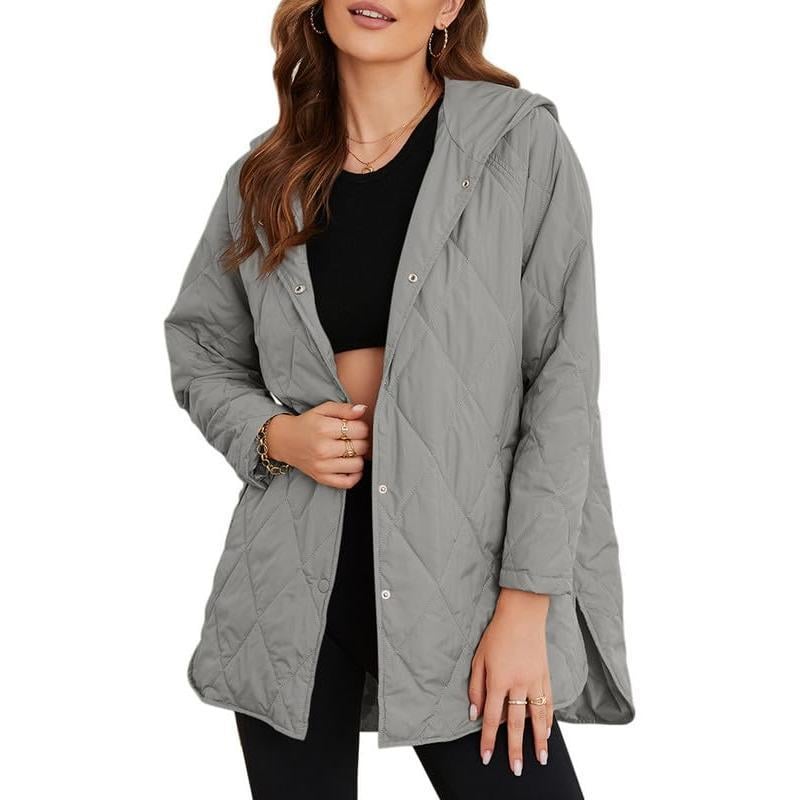 Dames Winter Puffer Jas – Oversized en Lichtgewicht Gewatteerde Jas