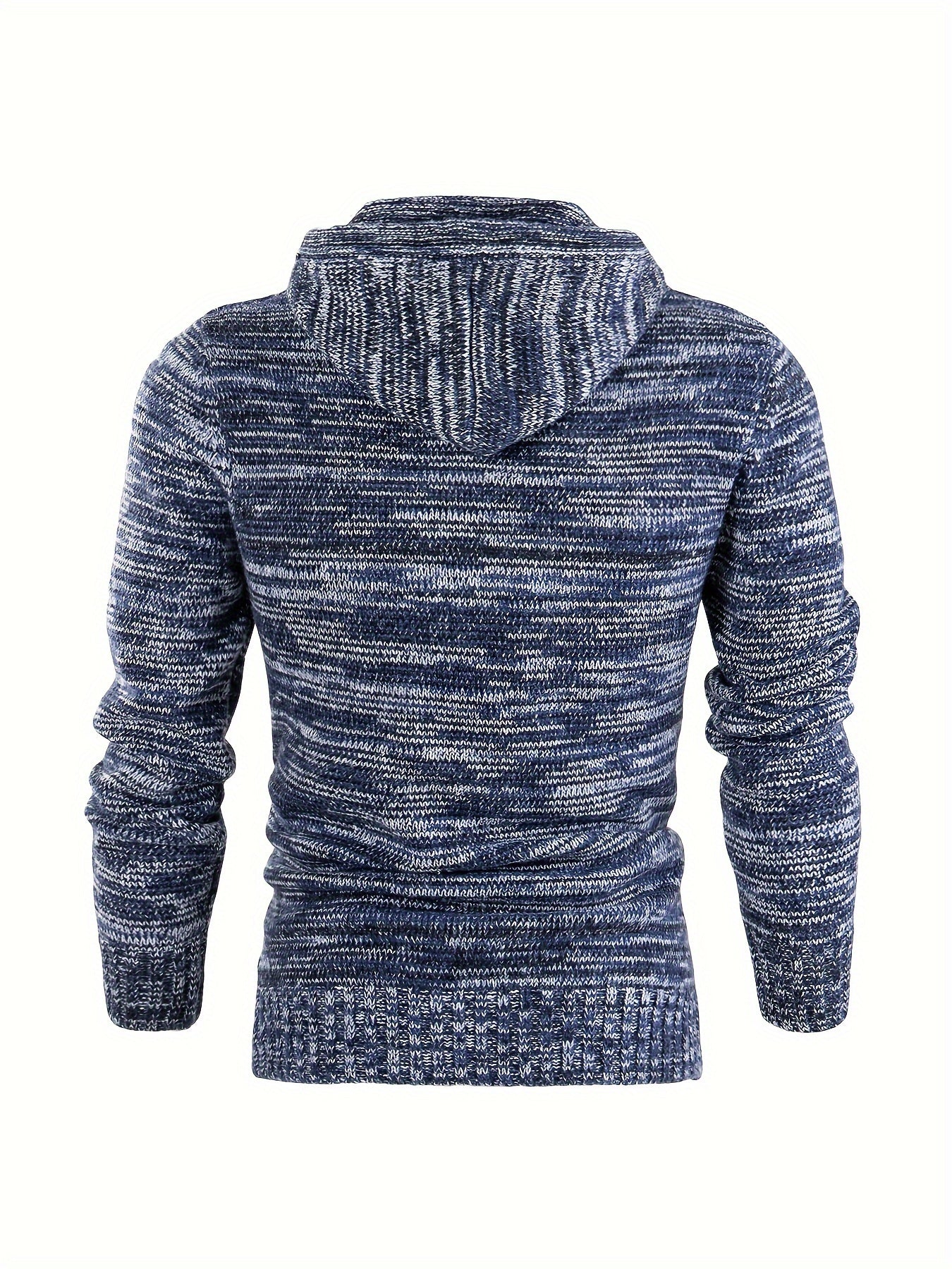 Casual Gebreide Hoodie met Lange Mouwen – Comfortabele en Stijlvolle Trui voor Dagelijks Gebruik