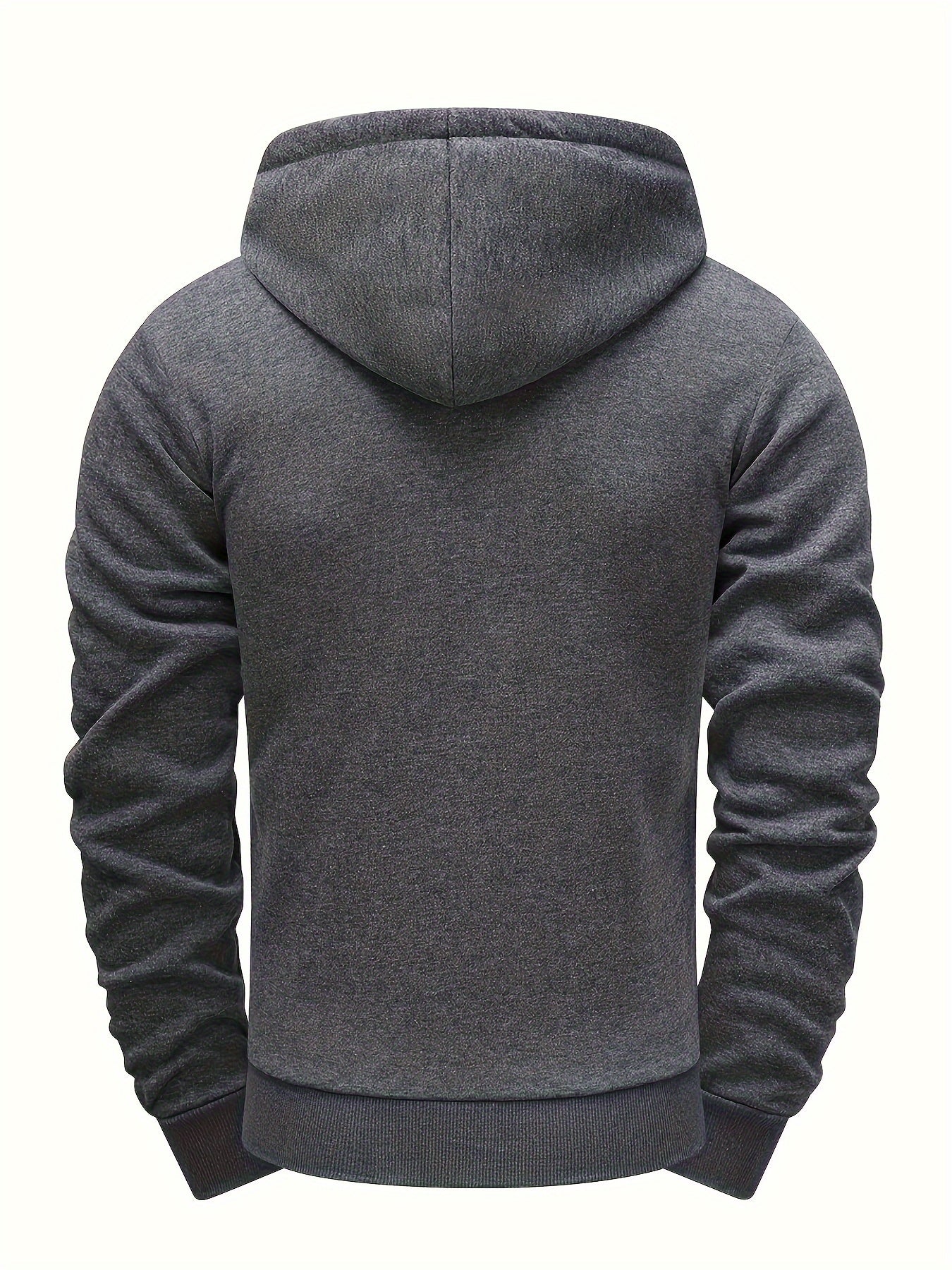 Trendy Heren Asymmetrische Rits Hoodie – Comfortabele Casual Pullover Jas