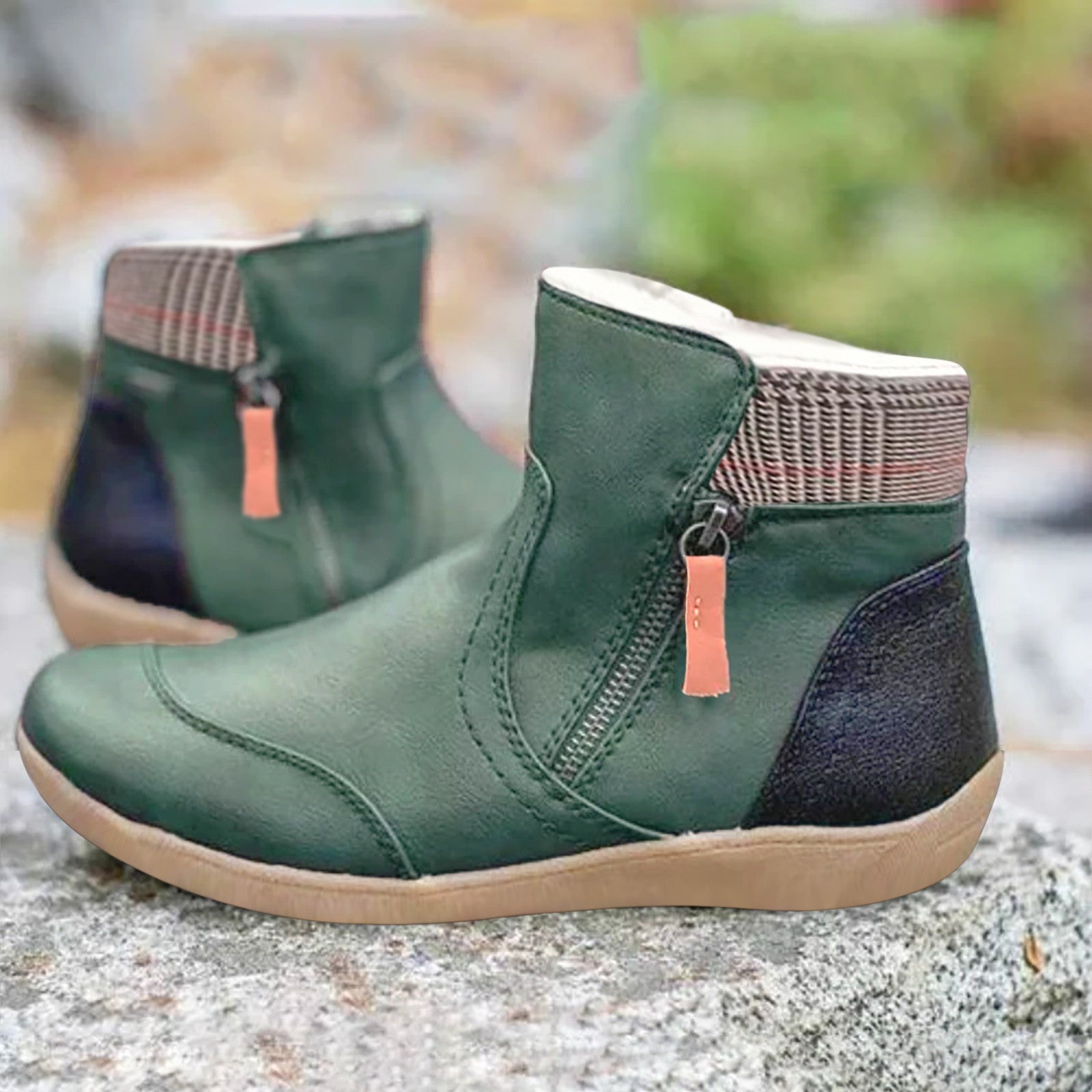 Bont Enkellaarsjes – Warm, Comfortabel & Trendy