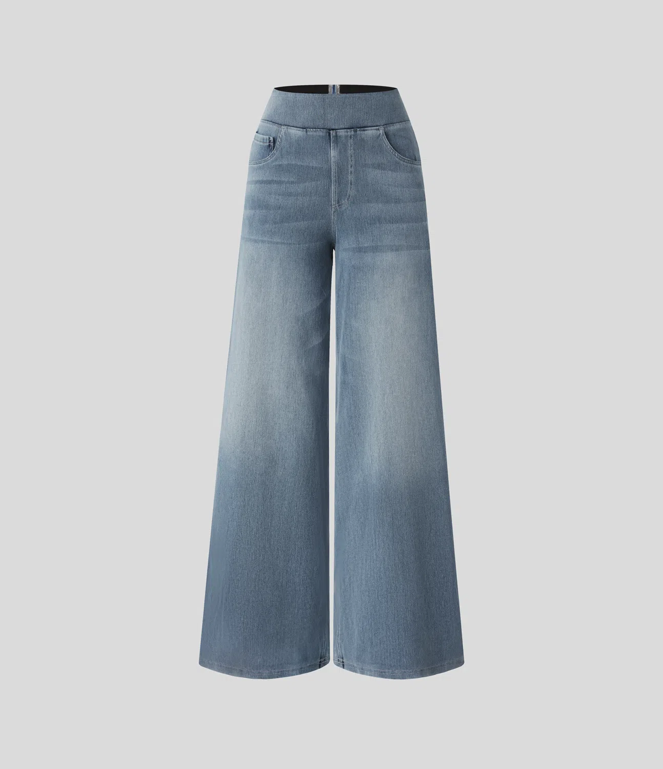 Bootcut Jeans met Hoge Taille – Rekbaar Comfort & Tijdloze Pasvorm