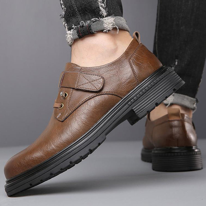 Retro Heren Schoenen van PU-leer – Comfortabele & Stijlvolle Softroshese
