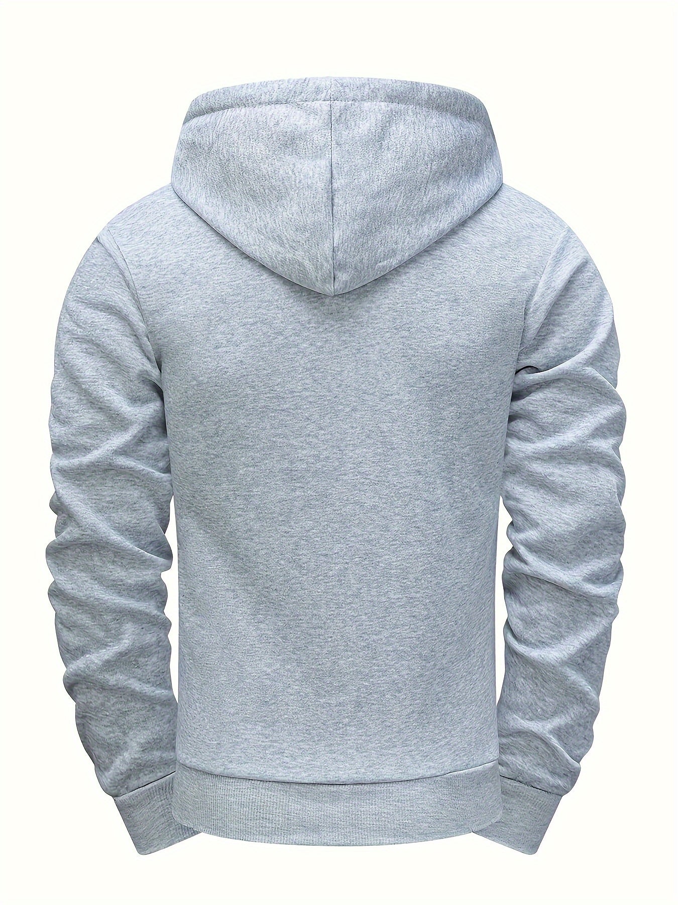 Trendy Heren Asymmetrische Rits Hoodie – Comfortabele Casual Pullover Jas
