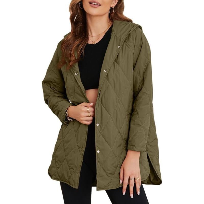 Dames Winter Puffer Jas – Oversized en Lichtgewicht Gewatteerde Jas