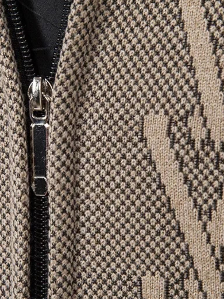 Essentiële Gebreide Trui – Luxe Herensweater met Kruis & Kroon Design