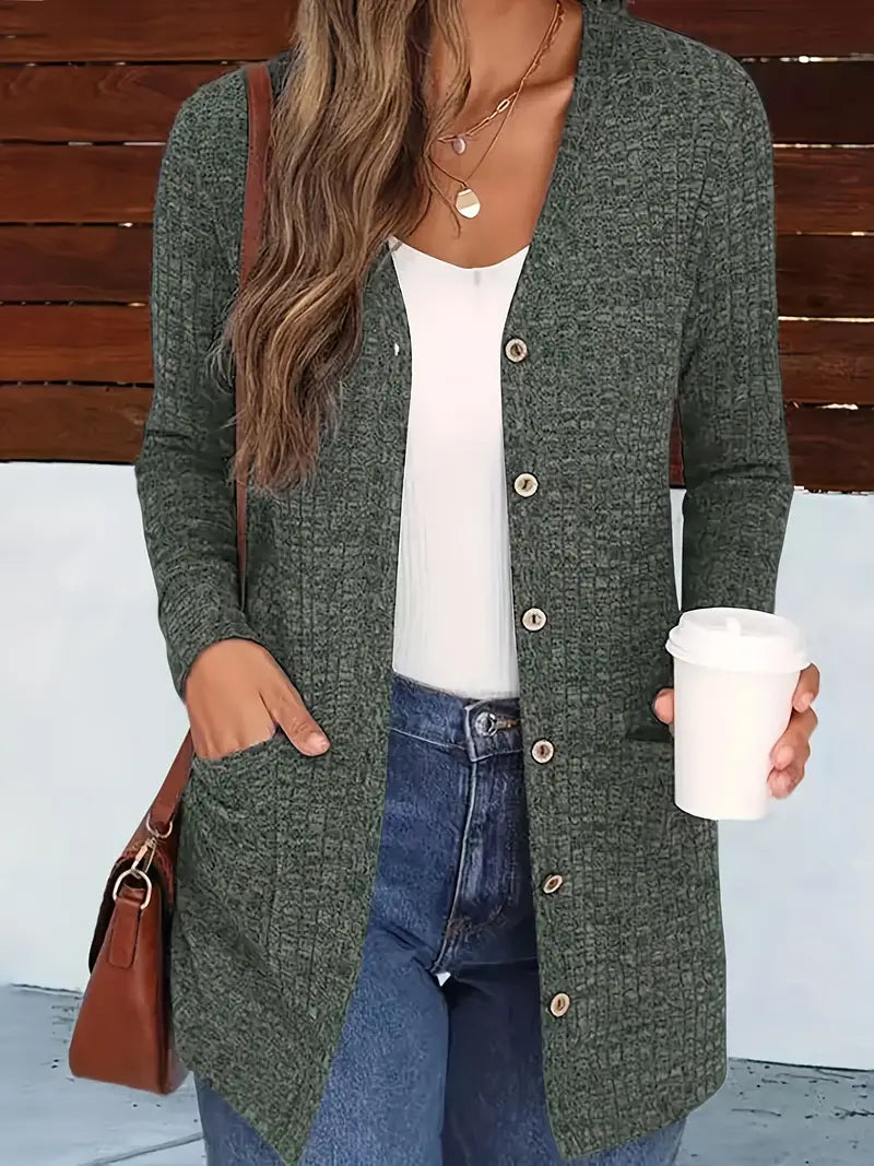 Langsleeve Cardigan – Comfortabele & Stijlvolle Damesvesten met Lange Mouwen