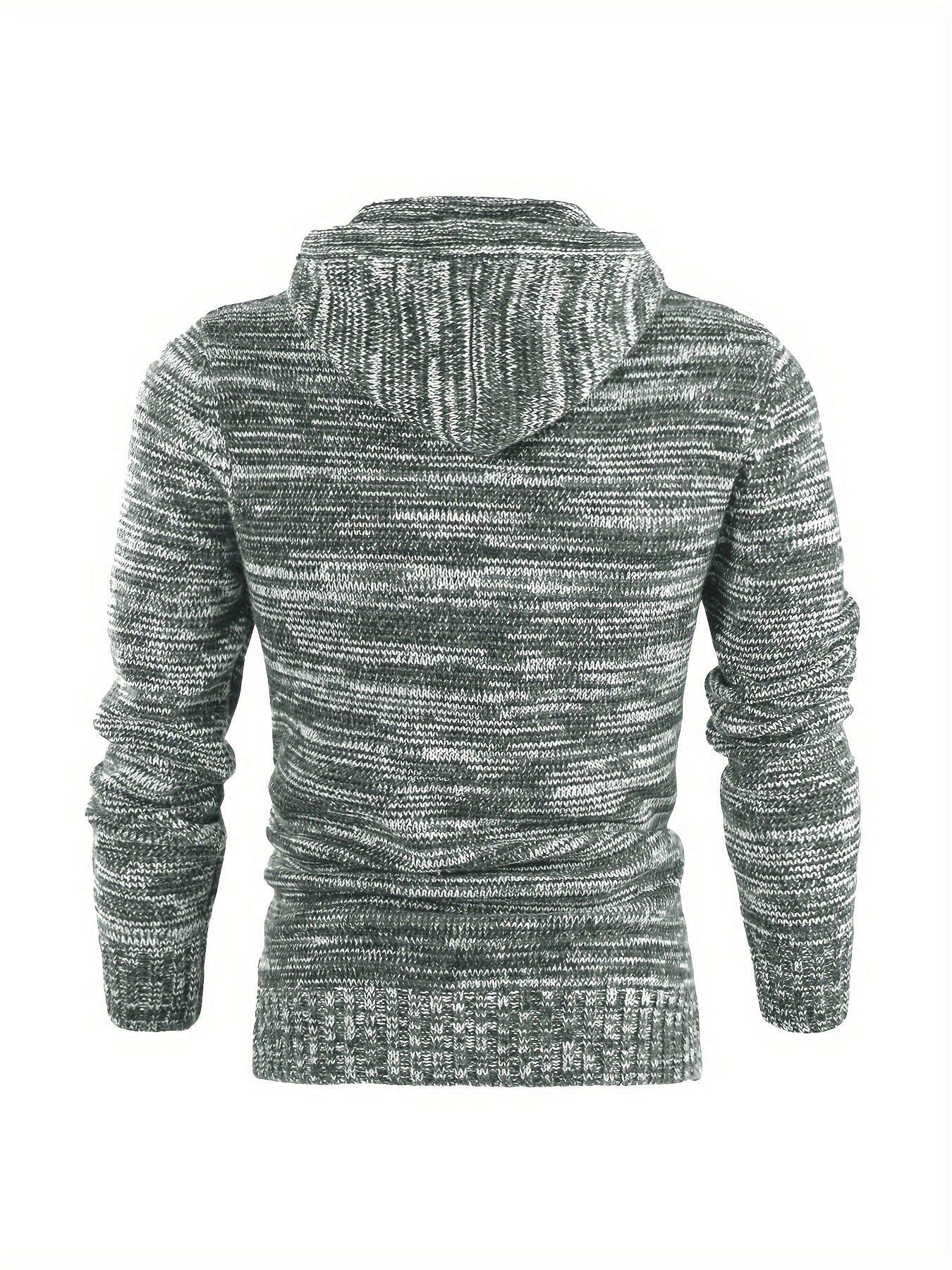 Casual Gebreide Hoodie met Lange Mouwen – Comfortabele en Stijlvolle Trui voor Dagelijks Gebruik