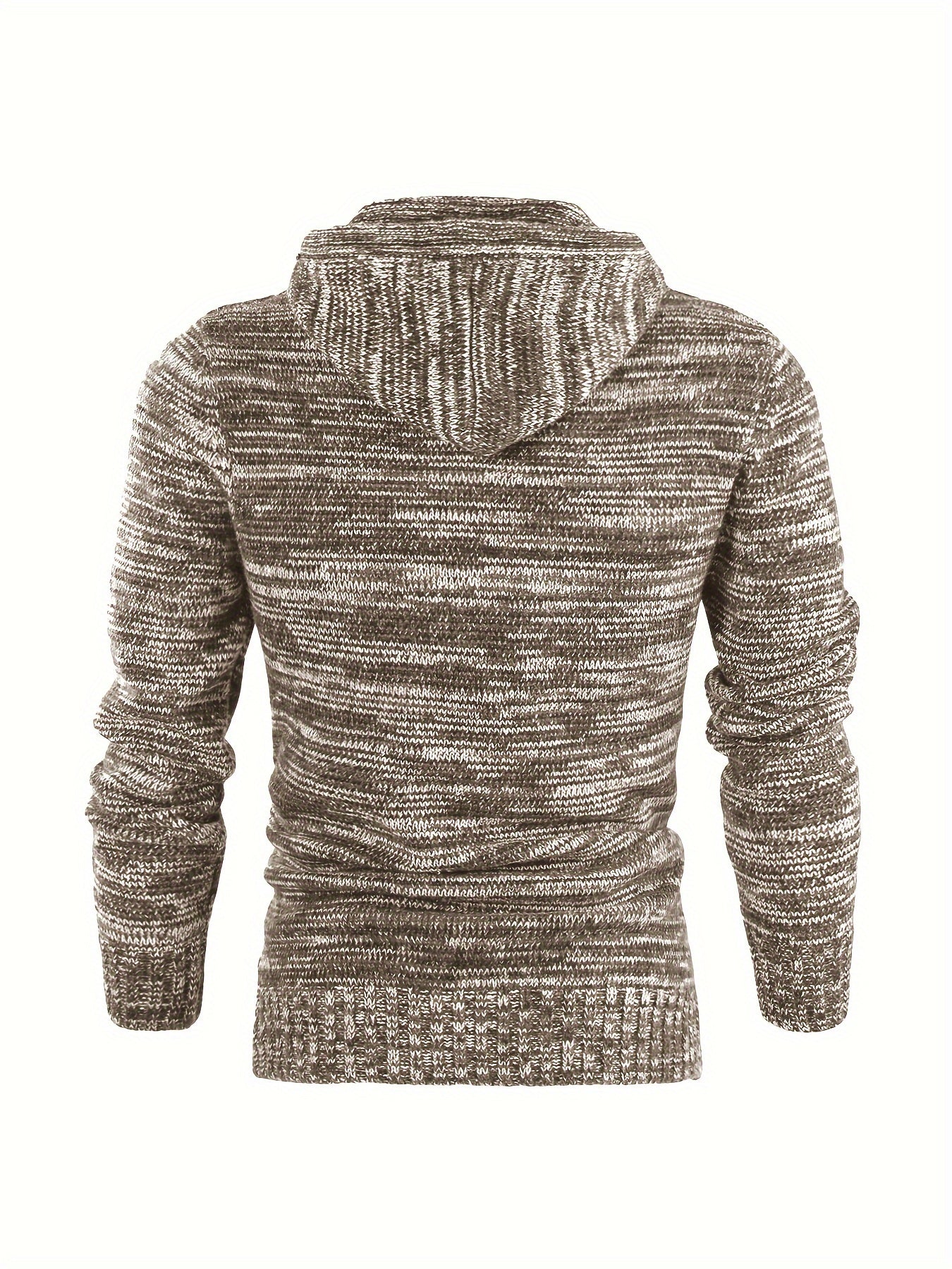 Casual Gebreide Hoodie met Lange Mouwen – Comfortabele en Stijlvolle Trui voor Dagelijks Gebruik