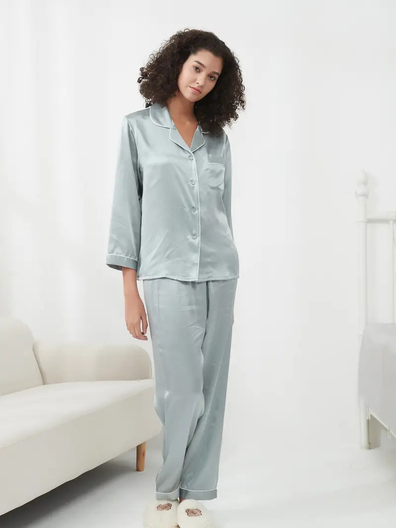 Mulberry Silk Pajamas Set