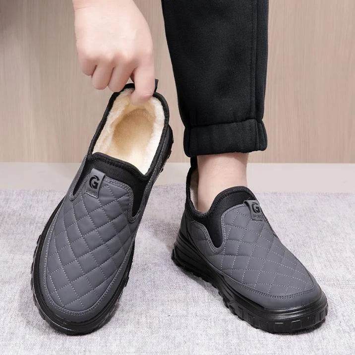 Waterdichte Winter Instappers – Warme Voering, Orthopedische Steun & Antislip Zool