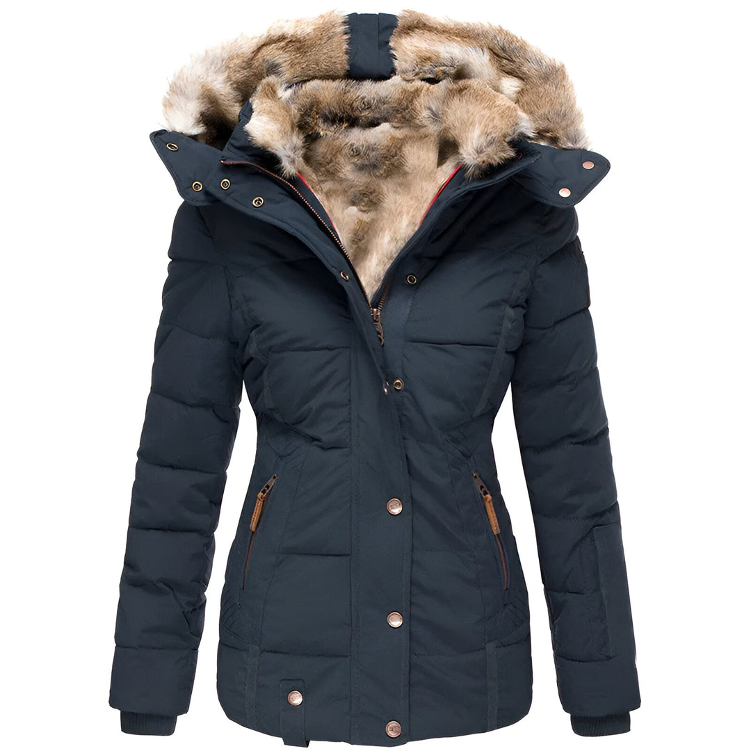 Pufferjack met Capuchon en Slanke Pasvorm – Warme & Stijlvolle Winterjas voor Dames