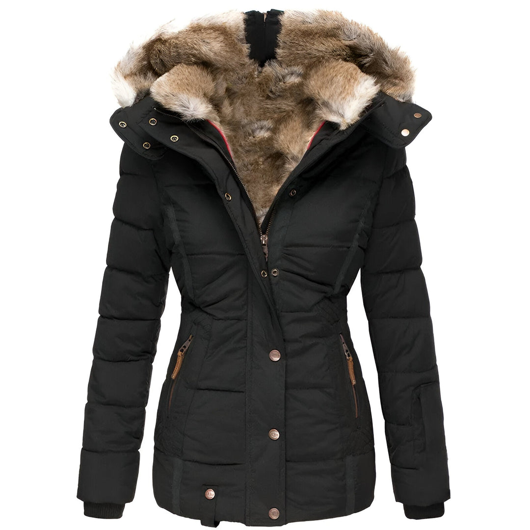Pufferjack met Capuchon en Slanke Pasvorm – Warme & Stijlvolle Winterjas voor Dames