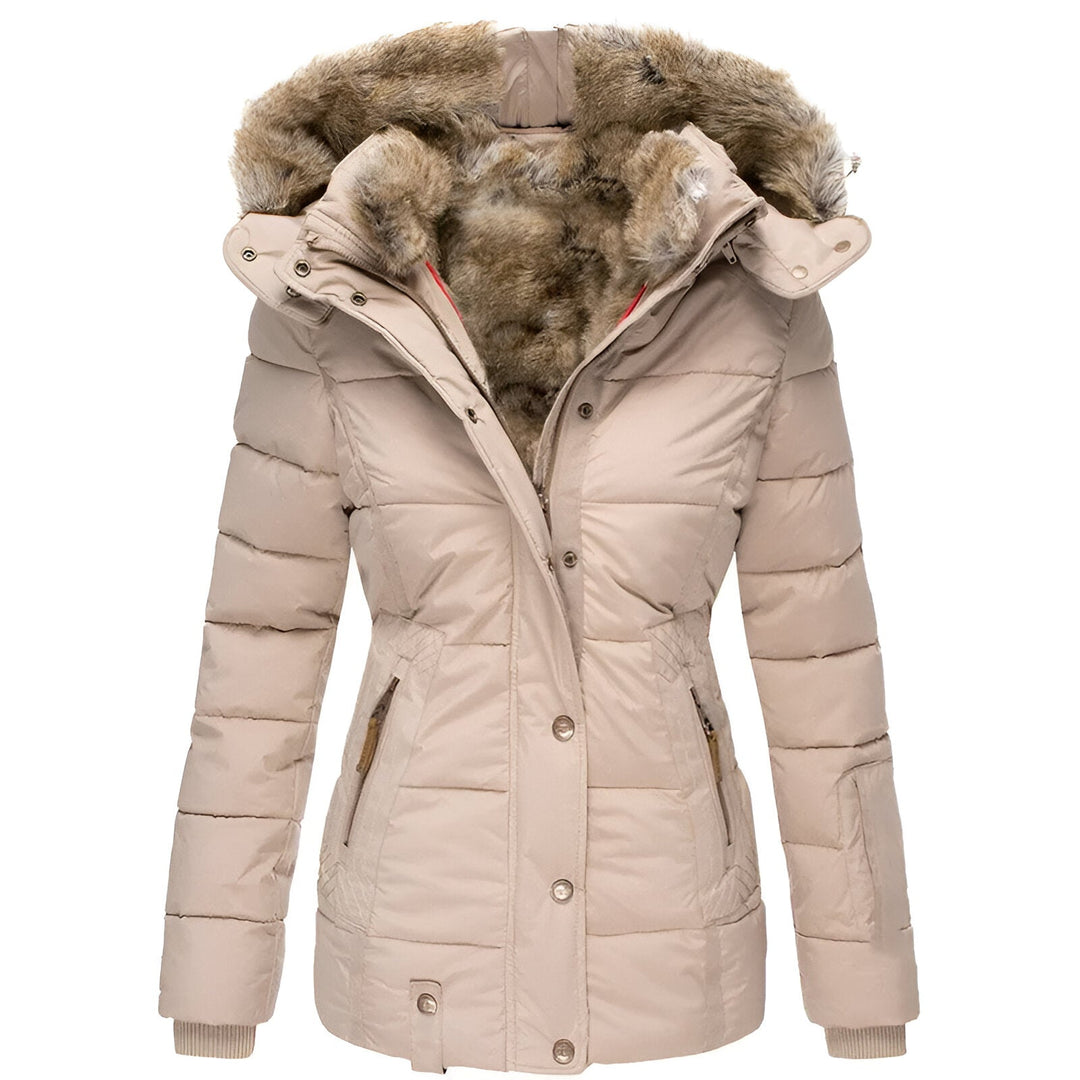 Pufferjack met Capuchon en Slanke Pasvorm – Warme & Stijlvolle Winterjas voor Dames
