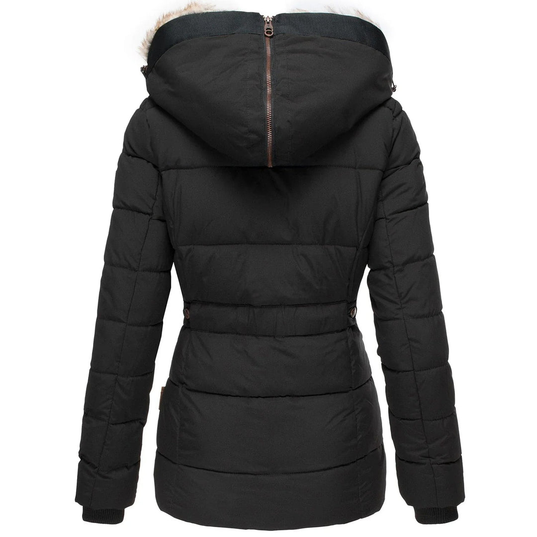 Pufferjack met Capuchon en Slanke Pasvorm – Warme & Stijlvolle Winterjas voor Dames