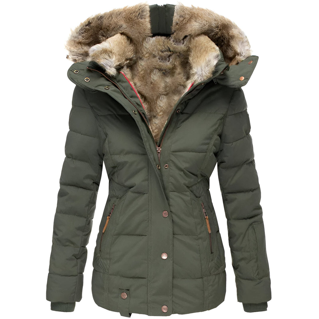 Pufferjack met Capuchon en Slanke Pasvorm – Warme & Stijlvolle Winterjas voor Dames