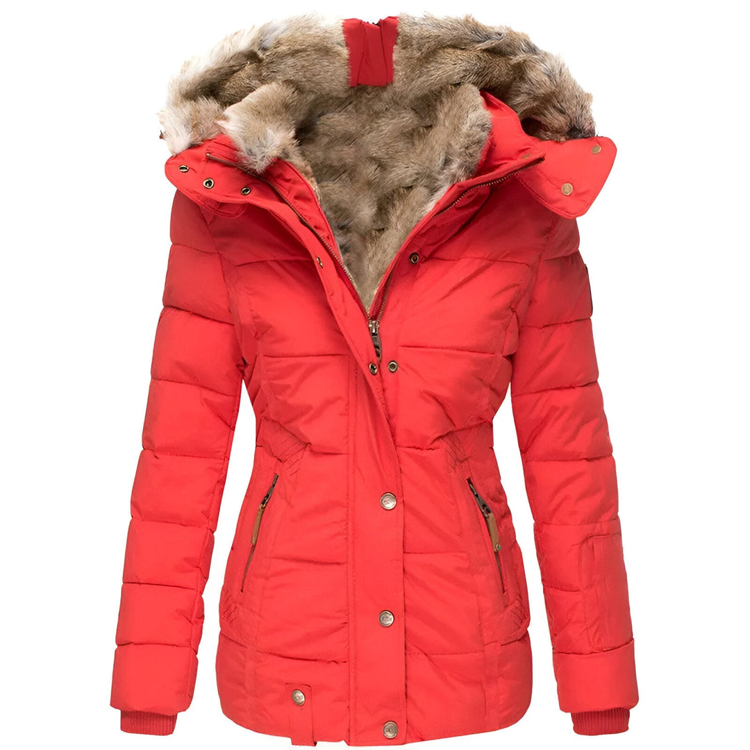Pufferjack met Capuchon en Slanke Pasvorm – Warme & Stijlvolle Winterjas voor Dames