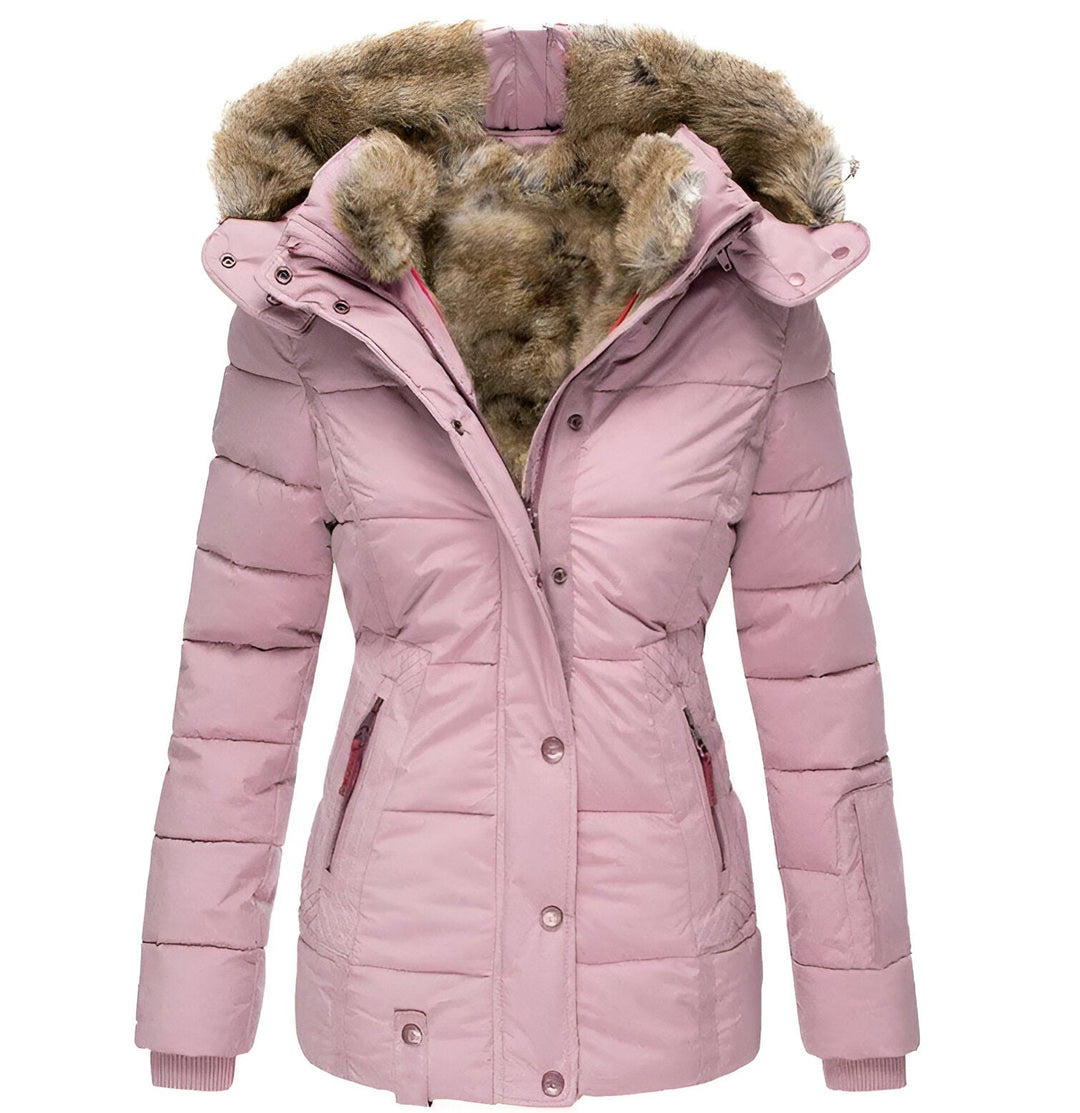 Pufferjack met Capuchon en Slanke Pasvorm – Warme & Stijlvolle Winterjas voor Dames
