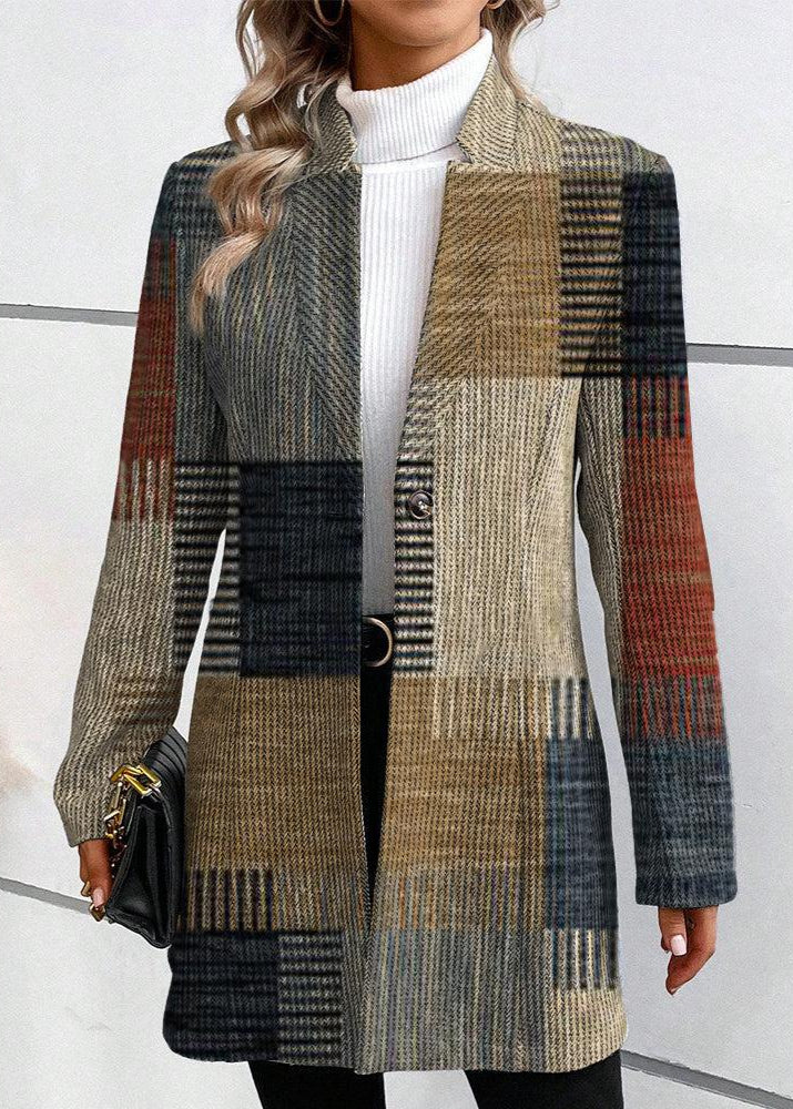 Elegante Blazer Met Patroon – Stijlvolle Damesblazer met Tijdloze Klasse & Moderne Verfijning