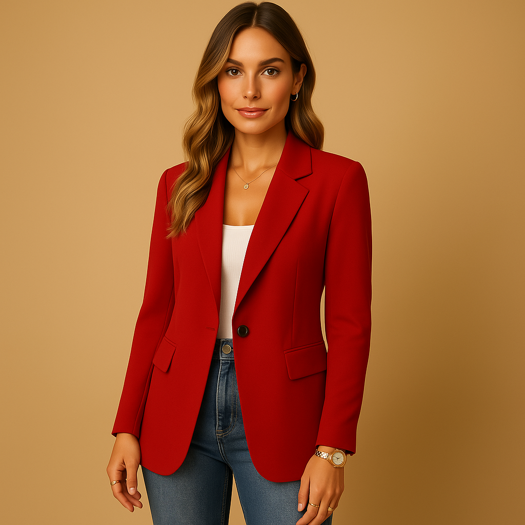 Getailleerde Damesblazer – Elegante Blazer met Comfortabele Pasvorm