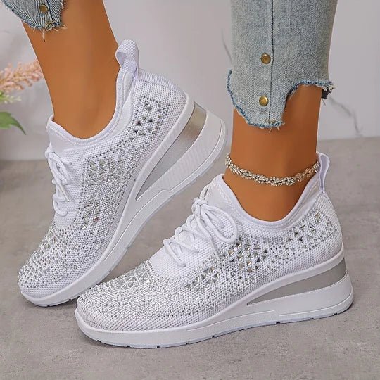 Orthopedische Comfortschoenen voor Dames – Brede Neus, Voetboogondersteuning & Schokabsorberende Zolen