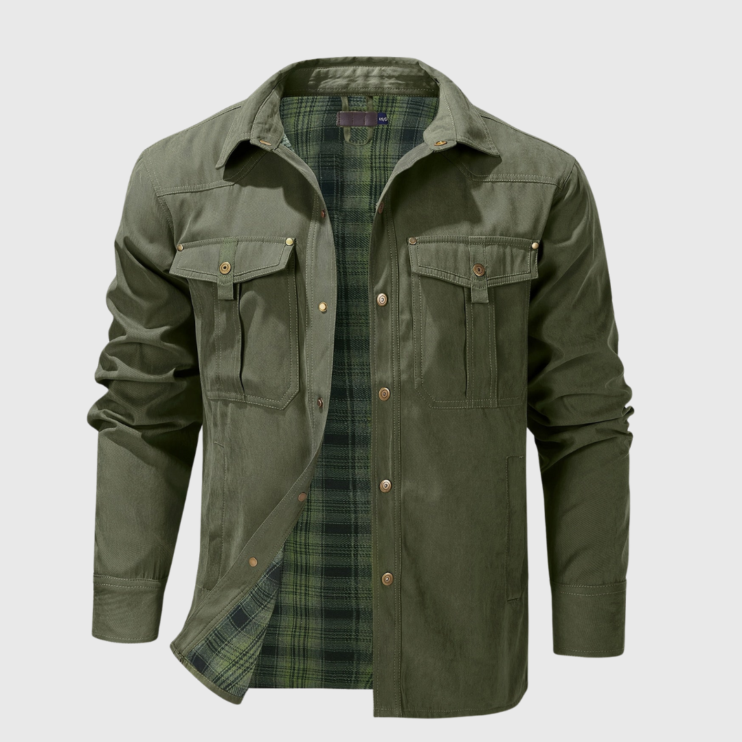 Buiten Utility Jacket – Robuust & Stijlvol Herenjack voor Outdoor en Dagelijks Gebruik