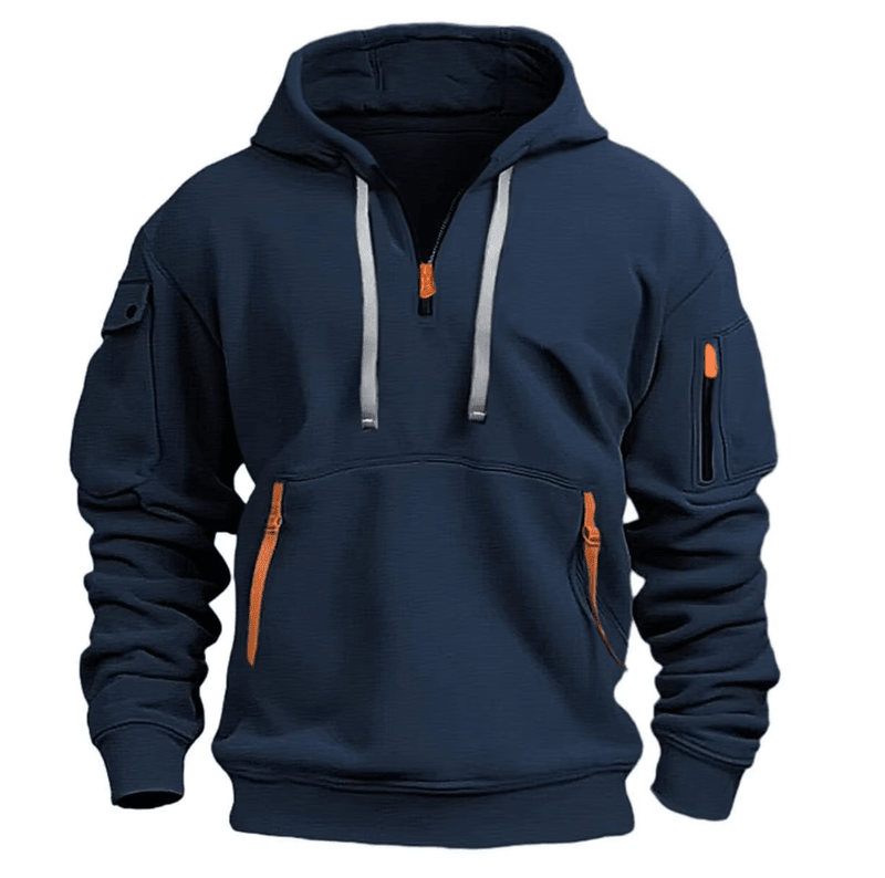 Trui met Capuchon voor Heren – Zachte Hoodie met Trekkoord & Losse Pasvorm