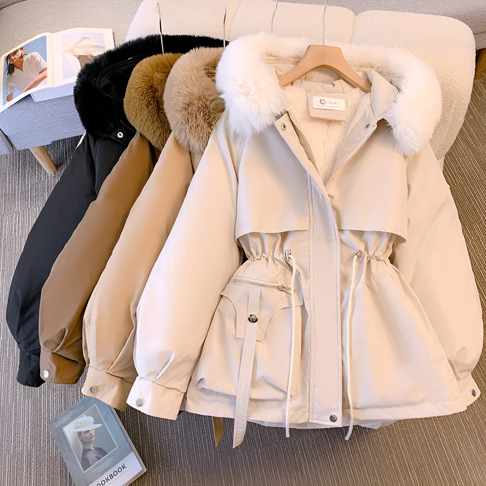 Elegante Winterjas – Stijlvolle, Warme & Waterafstotende Damesjas voor Winterse Dagen