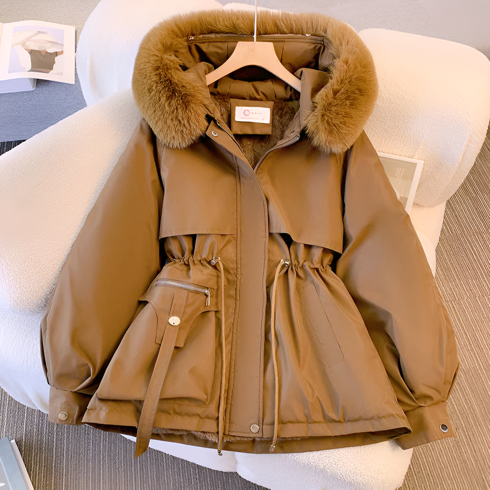 Elegante Winterjas – Stijlvolle, Warme & Waterafstotende Damesjas voor Winterse Dagen