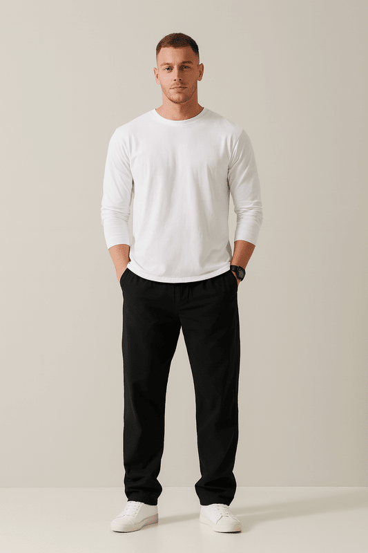 Heren Cargo Broek van Katoen – Lichtgewicht Werk- & Outdoorbroek voor Lente