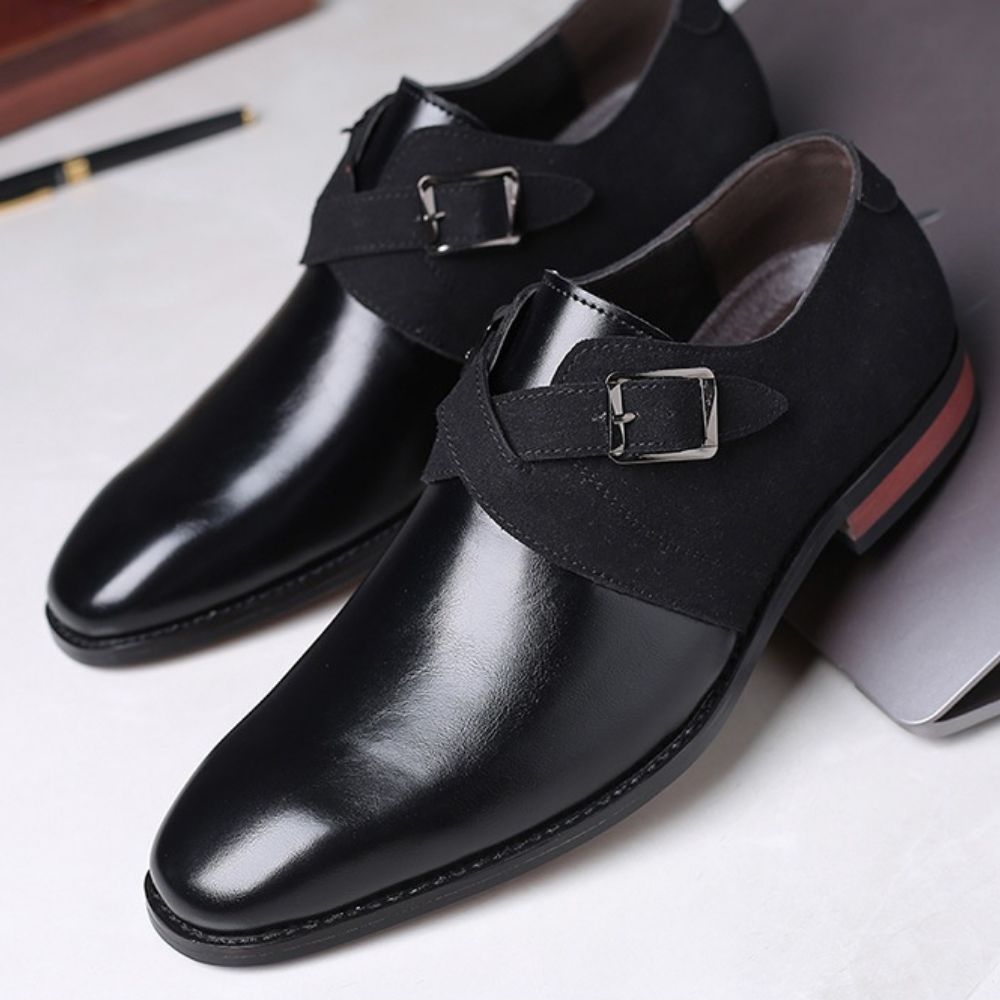 Elegante Schoenen Heren – Premium Leren Derby’s met Comfortabele Zool & Tijdloos Design