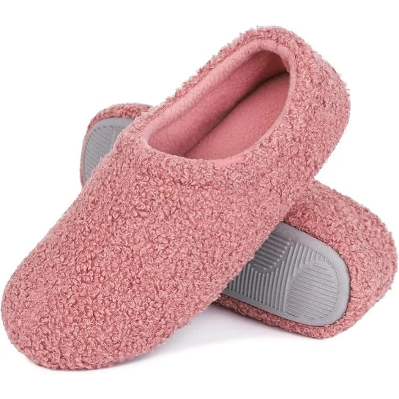 Fuzzy Fur Memory Foam Loafer Slippers – Zachte, Warme & Luxe Comfortsloffen voor Dames