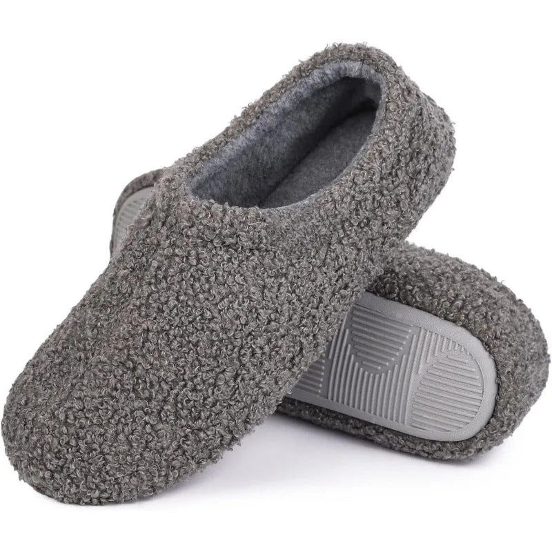Fuzzy Fur Memory Foam Loafer Slippers – Zachte, Warme & Luxe Comfortsloffen voor Dames