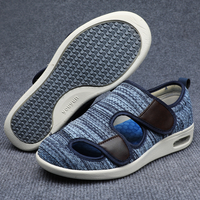 Comfortabele pasvorm - Brede diabetische schoenen voor gezwollen voeten