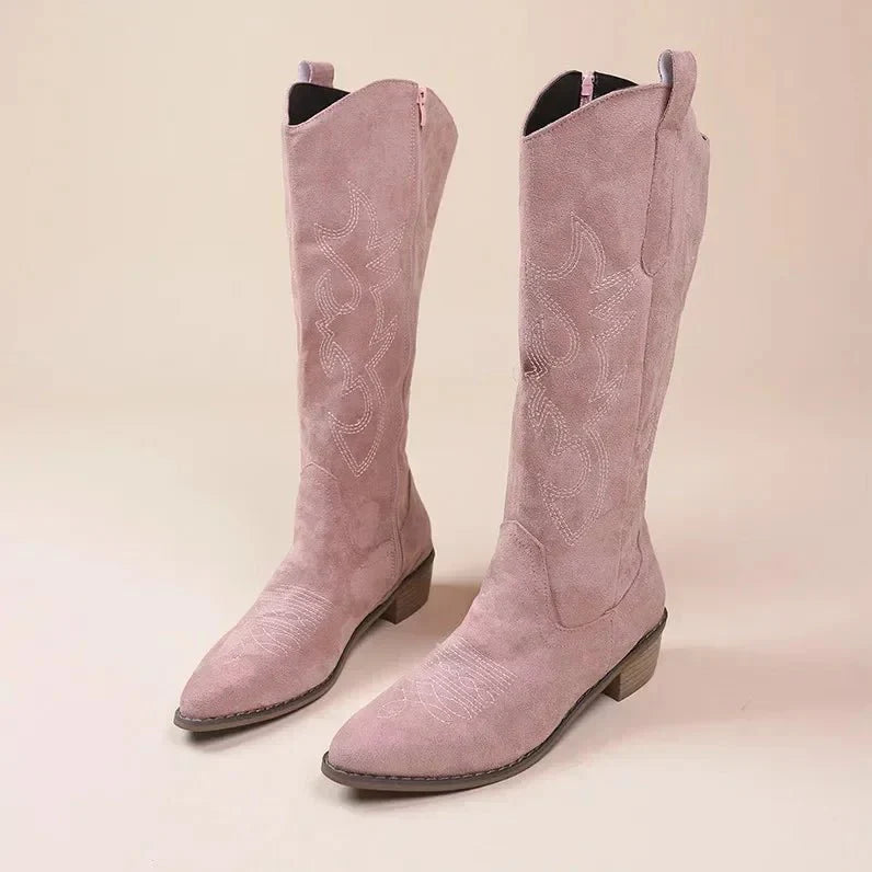 Knielange Cowboystiefel – Western Flair, Comfort & Tijdloze Stijl