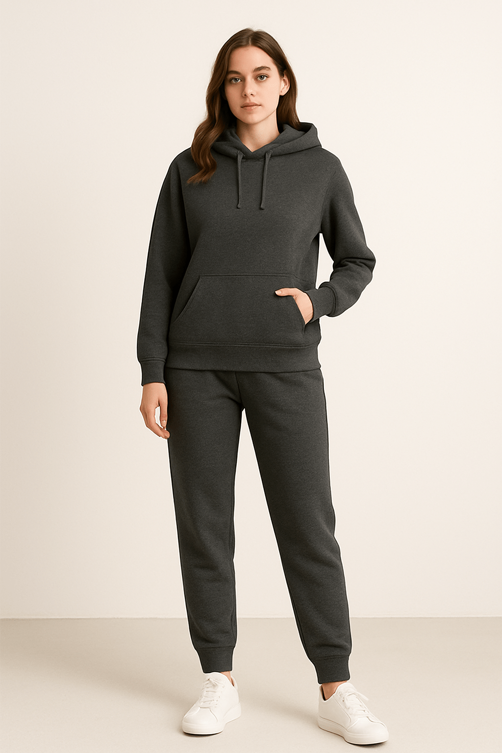 Unisex Hoodie en Joggingbroek Set – Comfortabel Trainingspak voor Thuis en Sport, Zachte Casual Outfit
