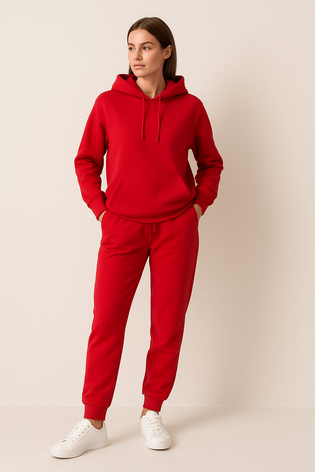 Unisex Hoodie en Joggingbroek Set – Comfortabel Trainingspak voor Thuis en Sport, Zachte Casual Outfit