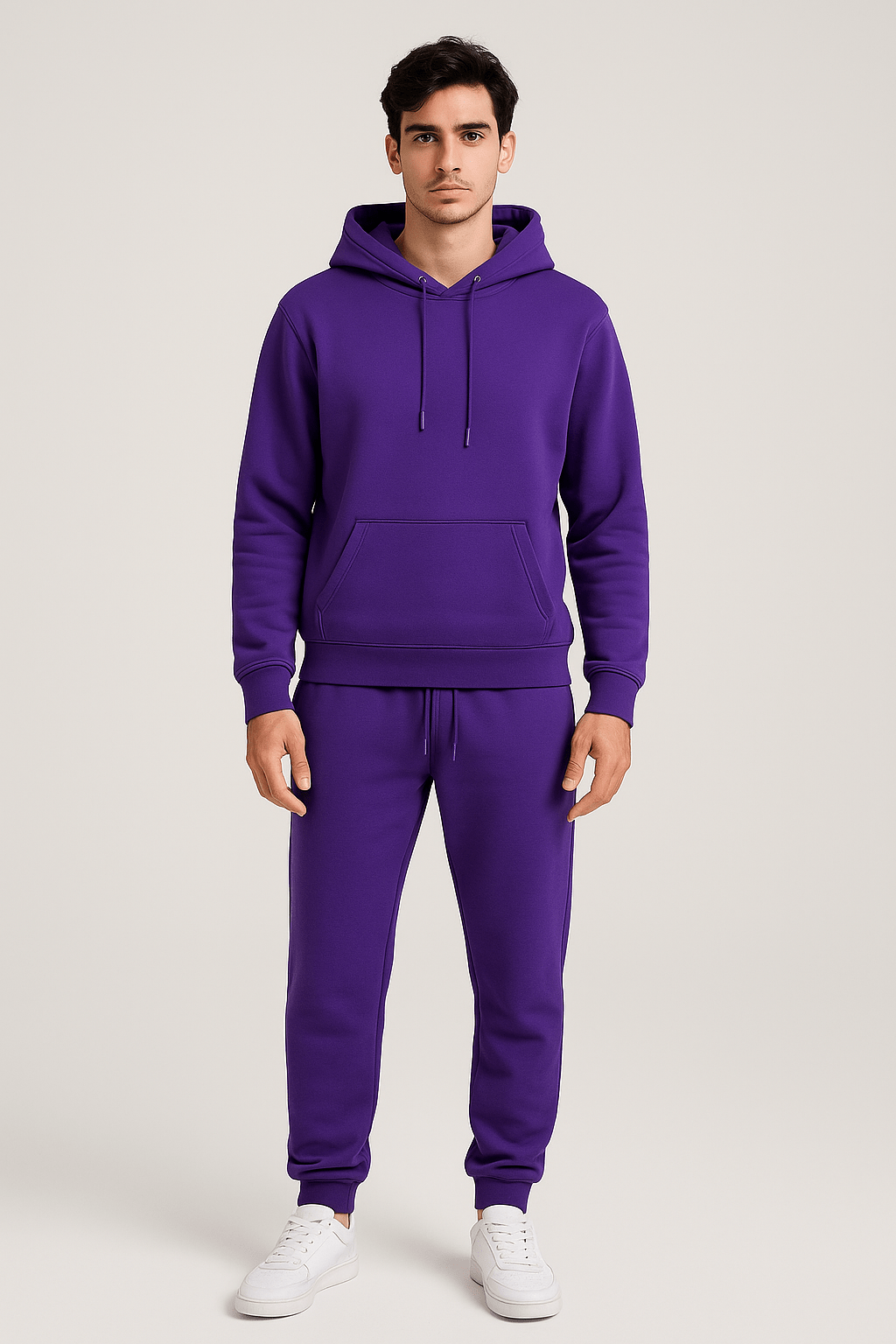 Unisex Hoodie en Joggingbroek Set – Comfortabel Trainingspak voor Thuis en Sport, Zachte Casual Outfit