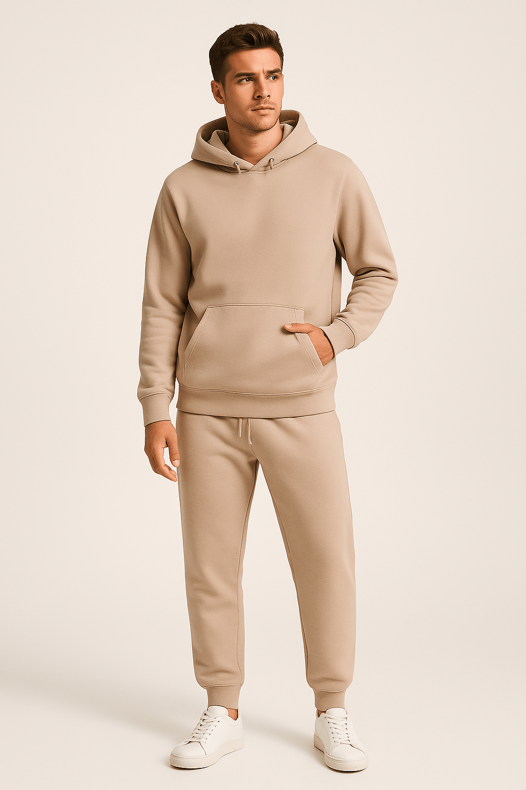 Unisex Hoodie en Joggingbroek Set – Comfortabel Trainingspak voor Thuis en Sport, Zachte Casual Outfit