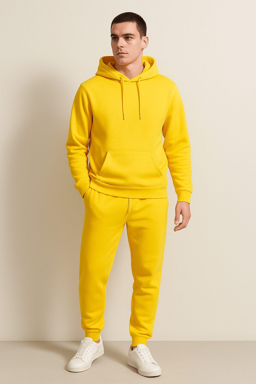 Unisex Hoodie en Joggingbroek Set – Comfortabel Trainingspak voor Thuis en Sport, Zachte Casual Outfit