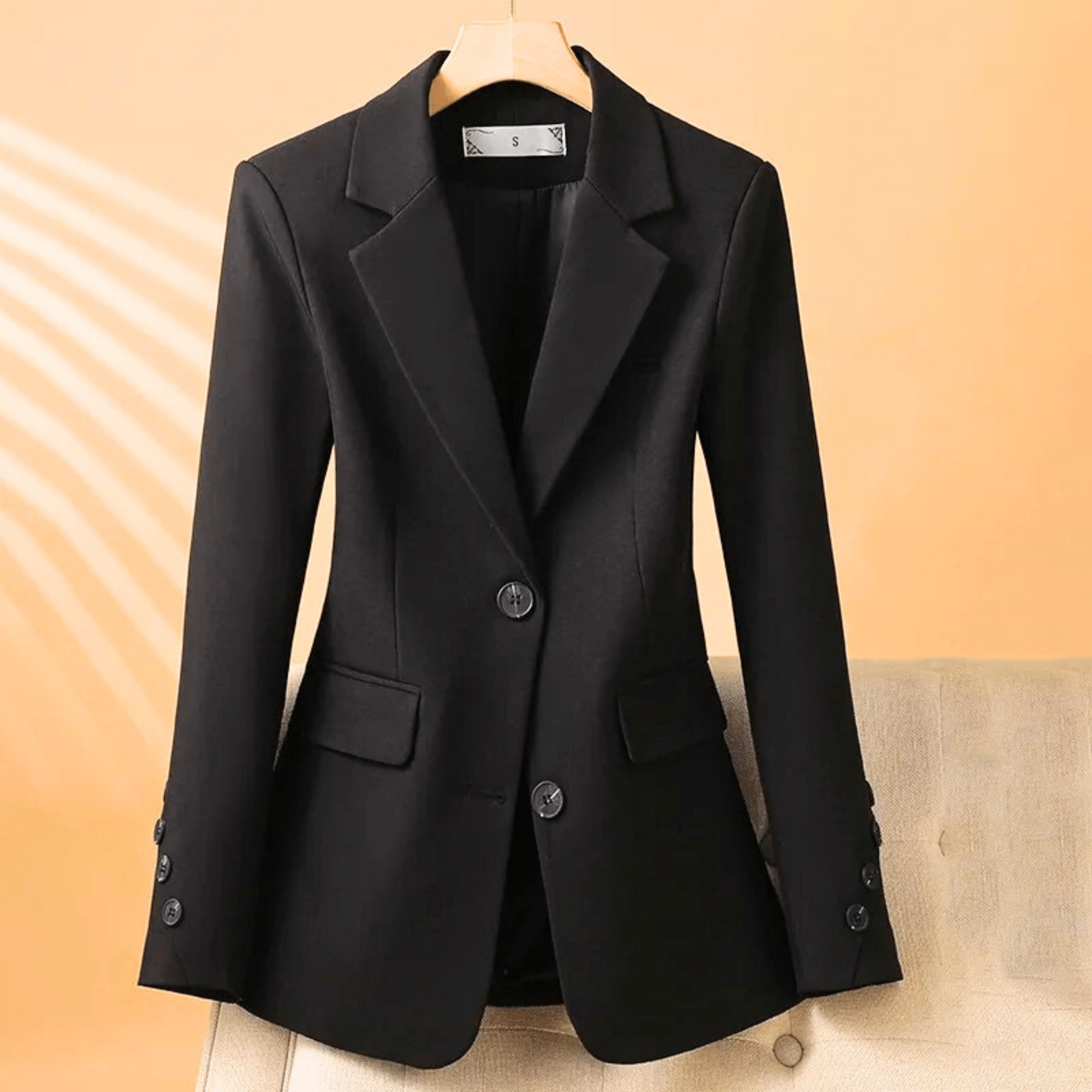 Vrouwen Prestige Blazer – Elegant, Getailleerd & Professioneel Design