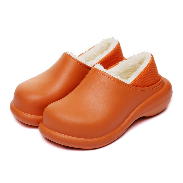 Warme Pluche Waterdichte Pantoffels – Comfortabele Winter Sloffen voor Thuis