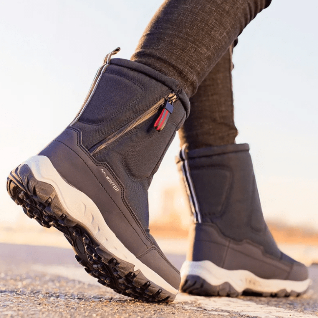 Premium Winterlaarzen voor Heren – Stijlvol, Warm & Antislip voor de Koude Winter