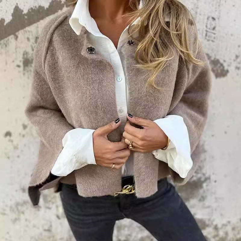 Stijlvolle Damesjas voor Lente en Herfst – Comfortabel Open Model met Ontspannen Pasvorm