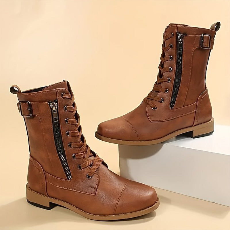 Orthopedische Laarzen met Zijrits – Comfort, Ondersteuning & Stijlvol Design