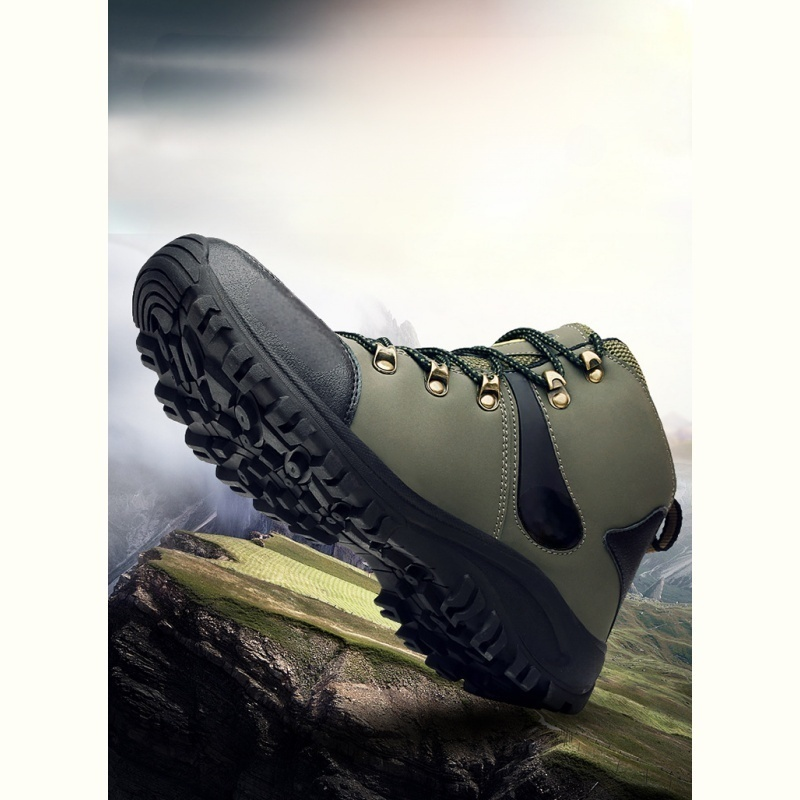 Heren Waterdichte Wandelschoenen met Antislip Zool – Duurzame Outdoor Trekkingschoenen