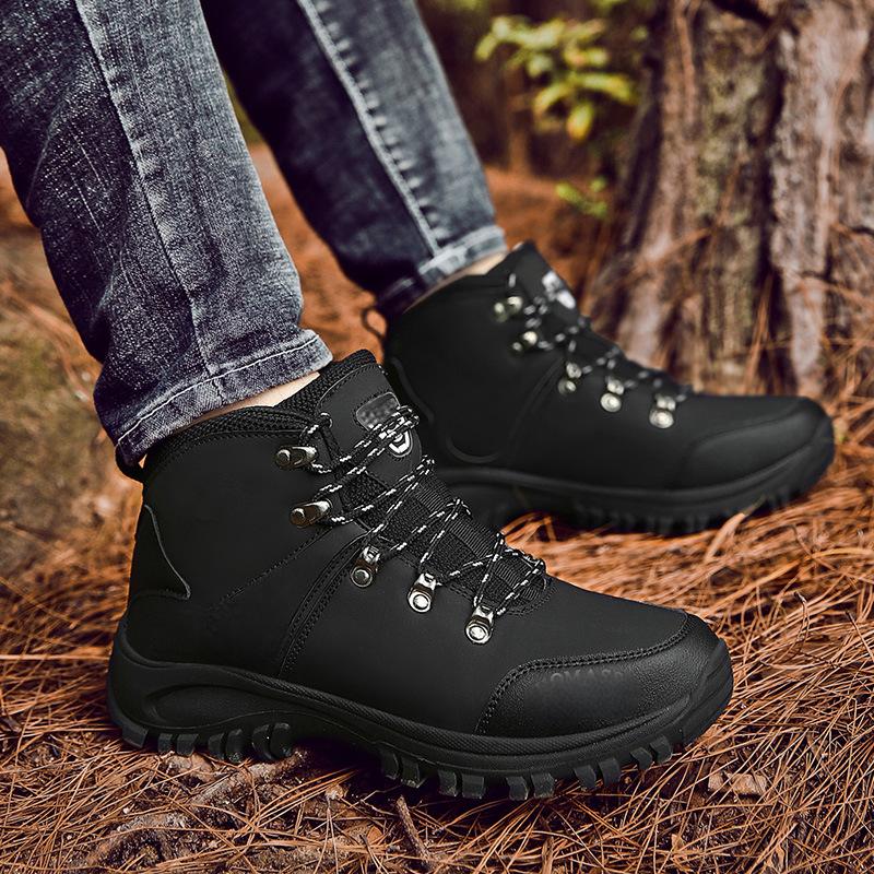 Heren Waterdichte Wandelschoenen met Antislip Zool – Duurzame Outdoor Trekkingschoenen